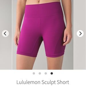 Lululemon seamless sculpt Shorts